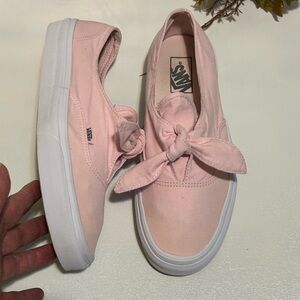 Vans Women's Light Pink Canvas Sneakers